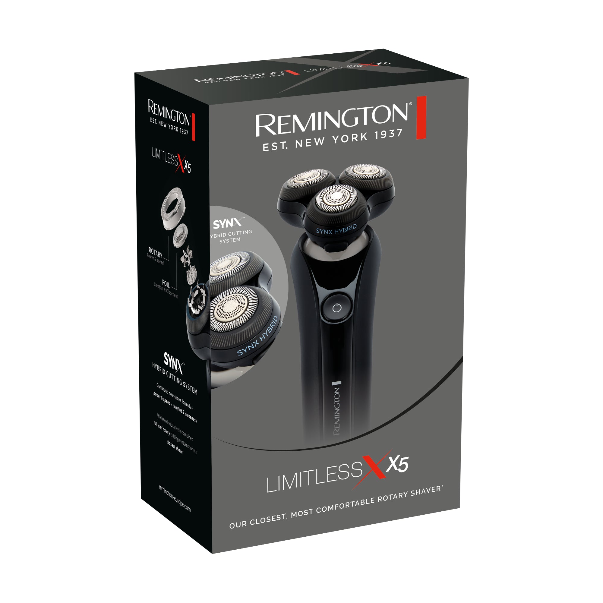 Remington X5 Limitless X Rotary Shaver - Black
