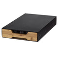 Leaf & Bean DES0378 Bamboo Coffee Machine Board with Capsule Drawer