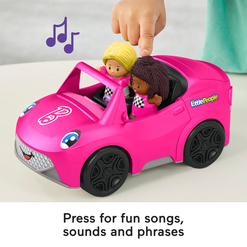 Barbie Convertible By Little People-Pink