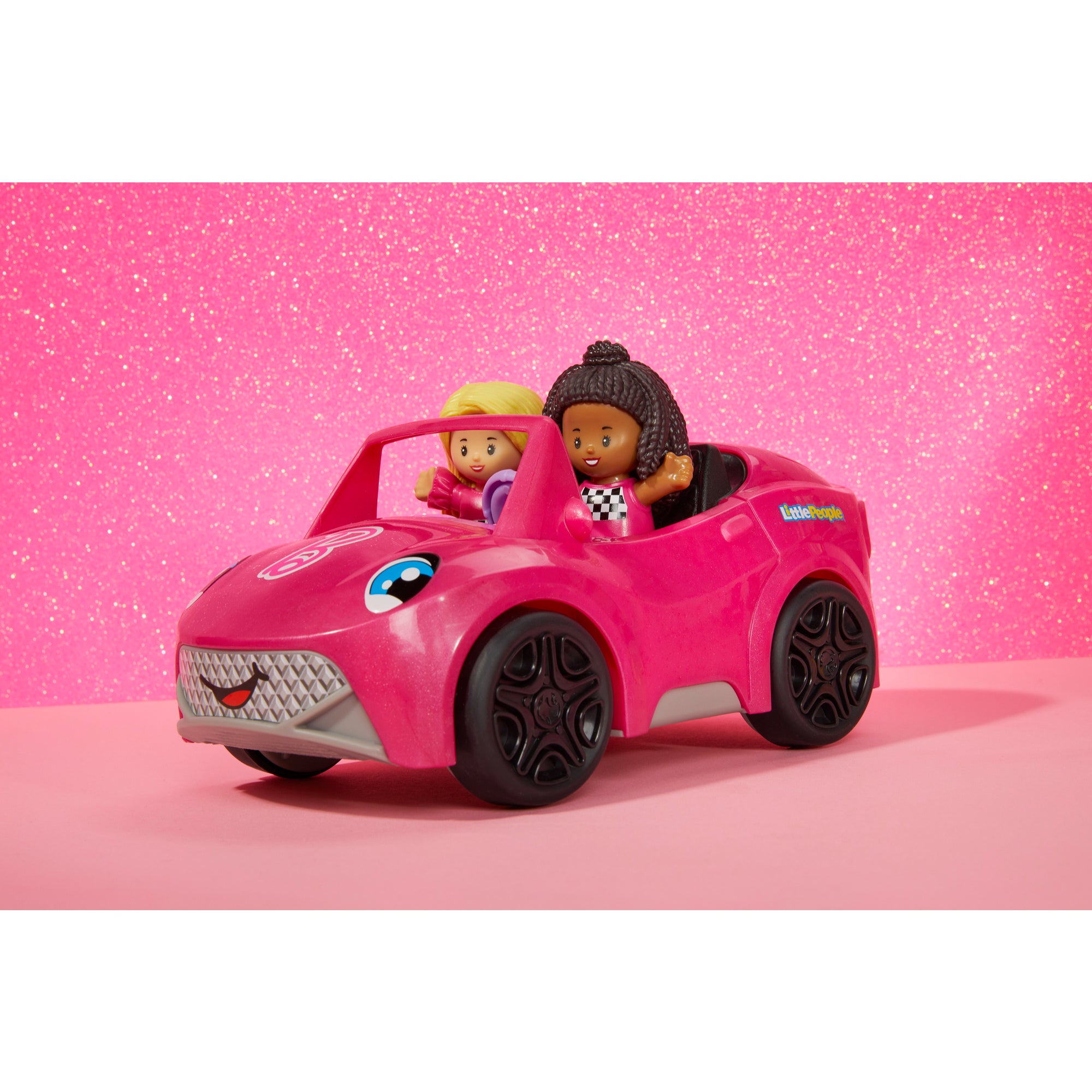 Barbie Convertible By Little People-Pink