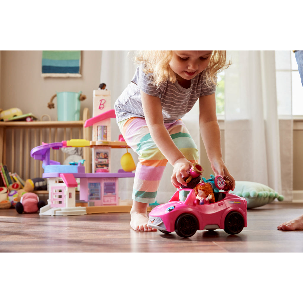 Barbie Convertible By Little People-Pink