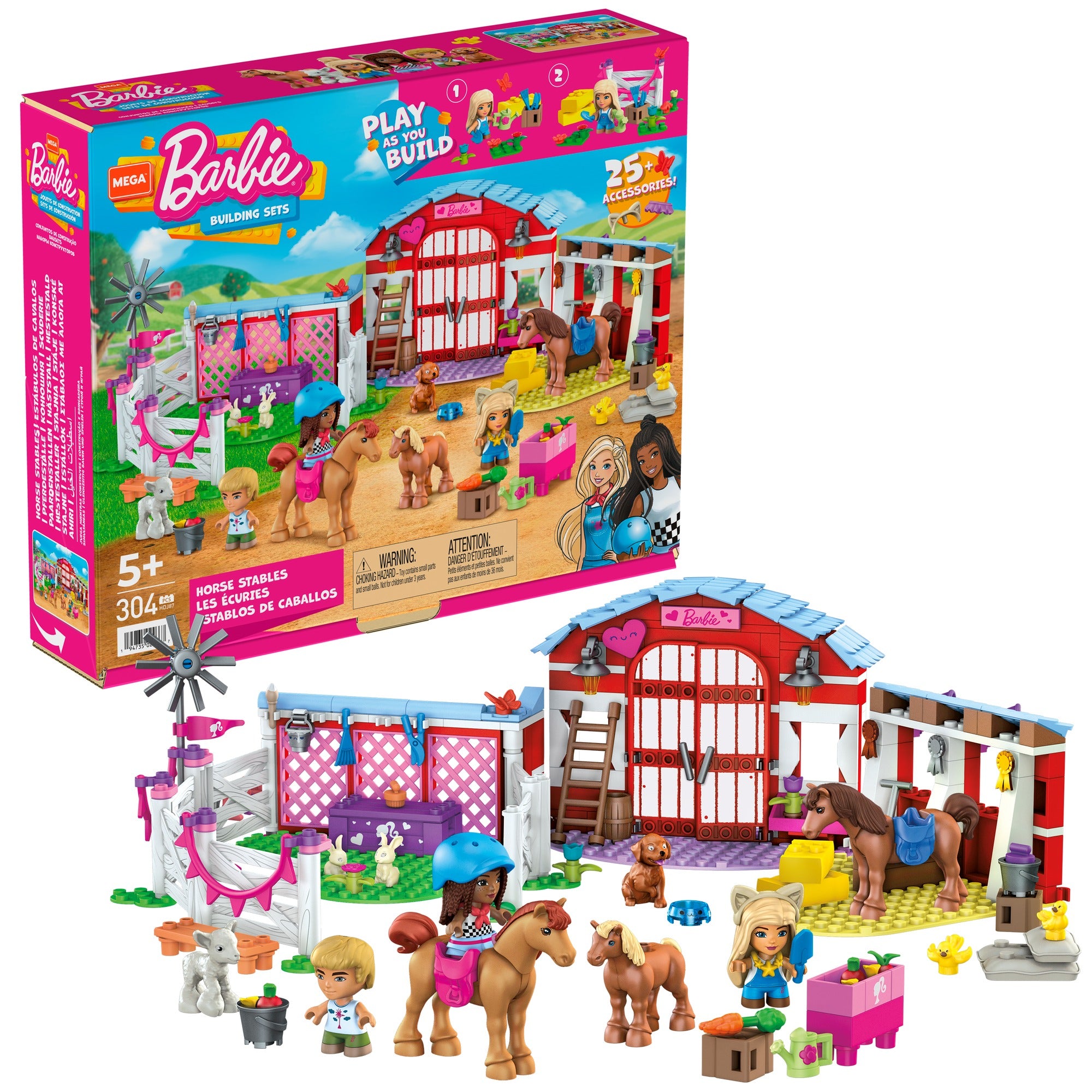 Mega Bloks Barbie Horse Stables