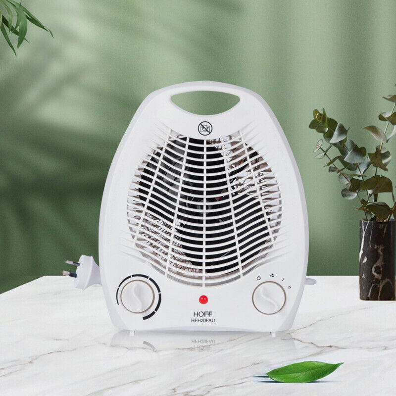HOFF 2000W Upright Portable Fan Heater For Home and Office, Overheat Protection