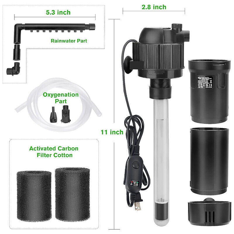 Hygger Fish Tank Filter Pump - Black