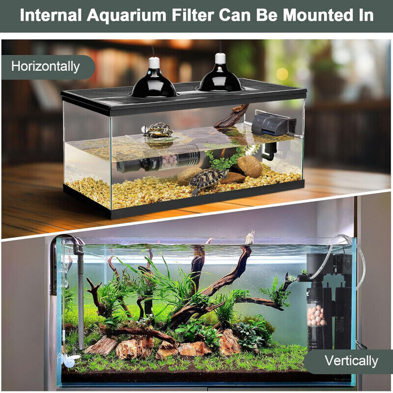 Hygger Aquarium Internal Filter Pump - Black