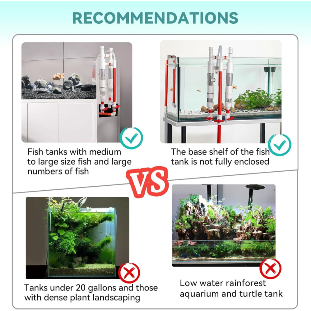 Hygger Fish Waste Collector - Red