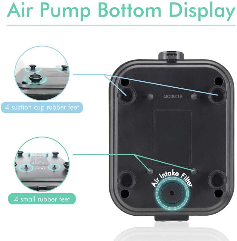 Hygger  Mini Quiet Air Pump 1.5 Watt - HG-811-WH
