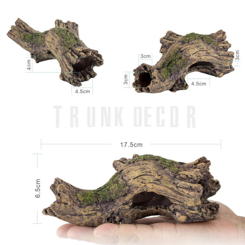 Hygger Unique Fish Tank Decorations - Wood