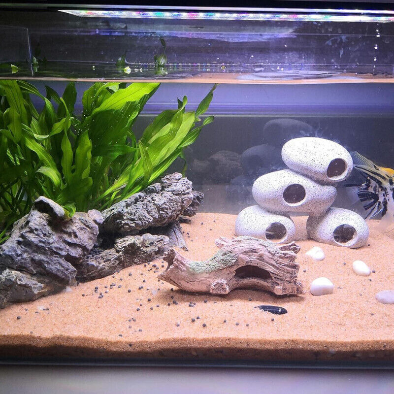 Hygger Unique Fish Tank Decorations - Wood