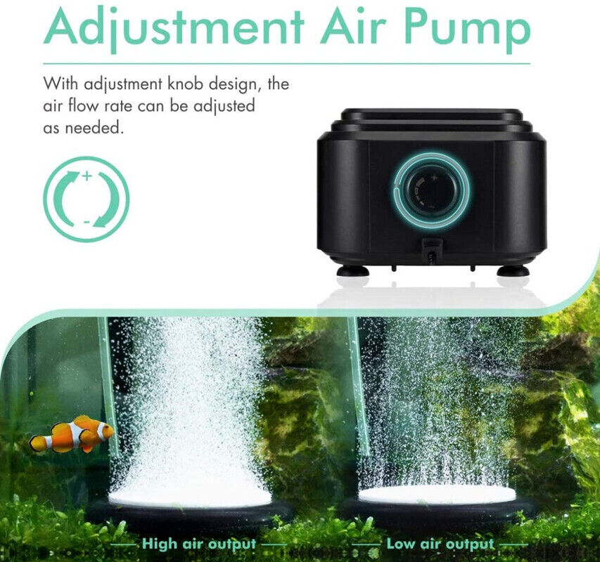 Hygger Air Pump - HG-946-Black