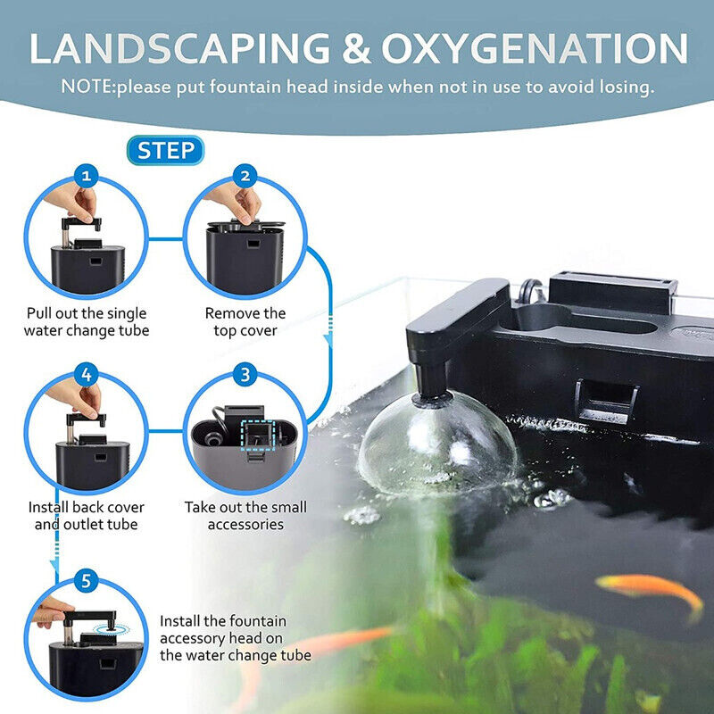 Hygger Filter Cartridges - HG985-GLP-Black/White