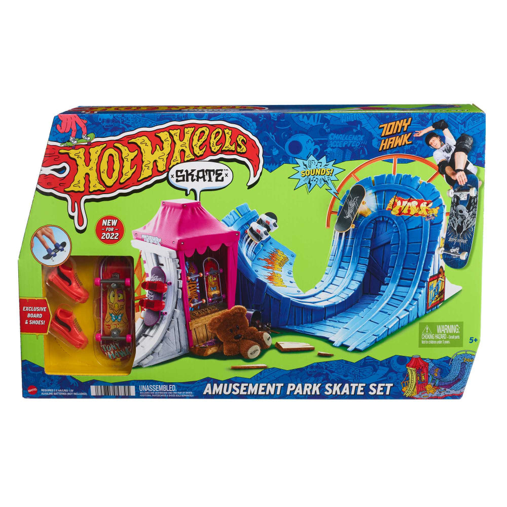 Hot Wheels Amusement Park Skate Playset