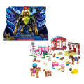 Cosmic Terror Skeletor and Bloks Barbie Horse Stables