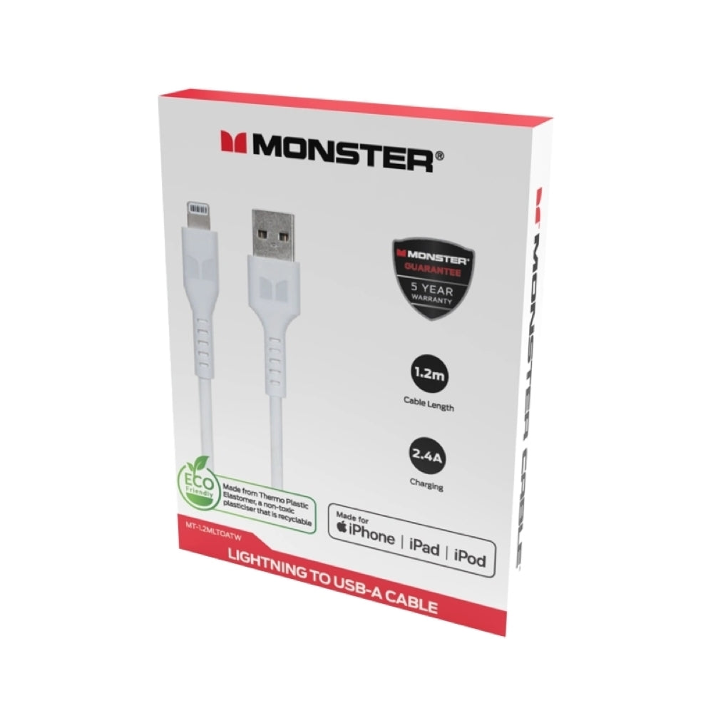 Monster 1.2M LTG-A TPE Cable W