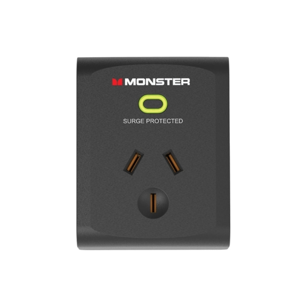 Monster 1-Port Surge Black