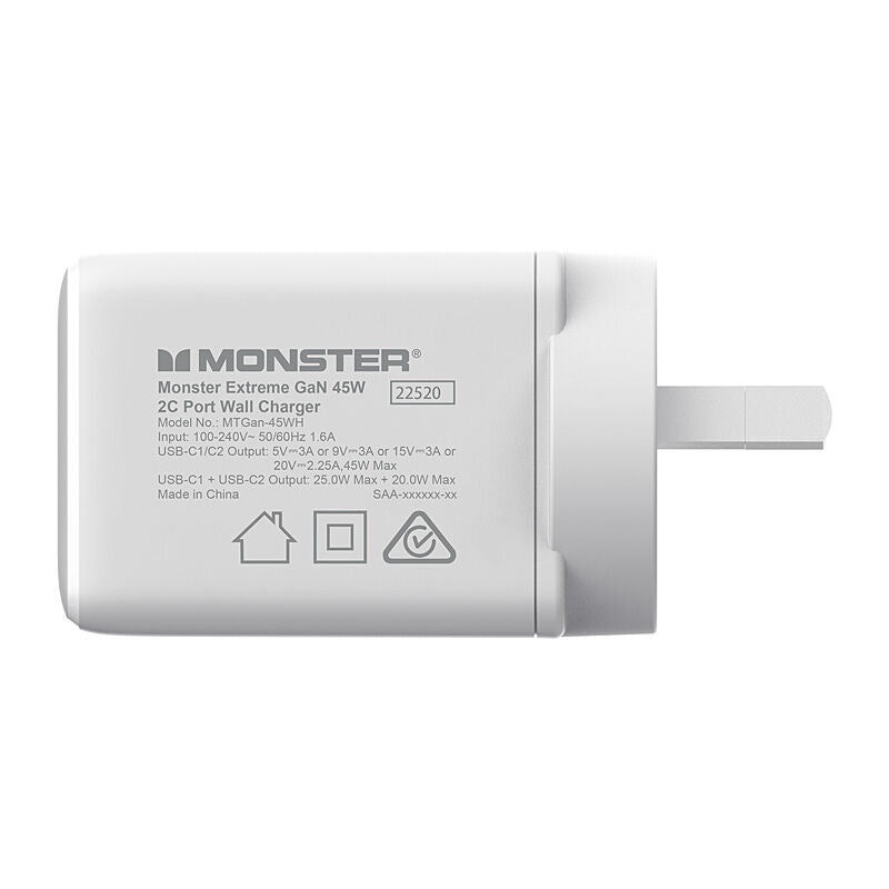 Monster GaN Wall Charger 45W