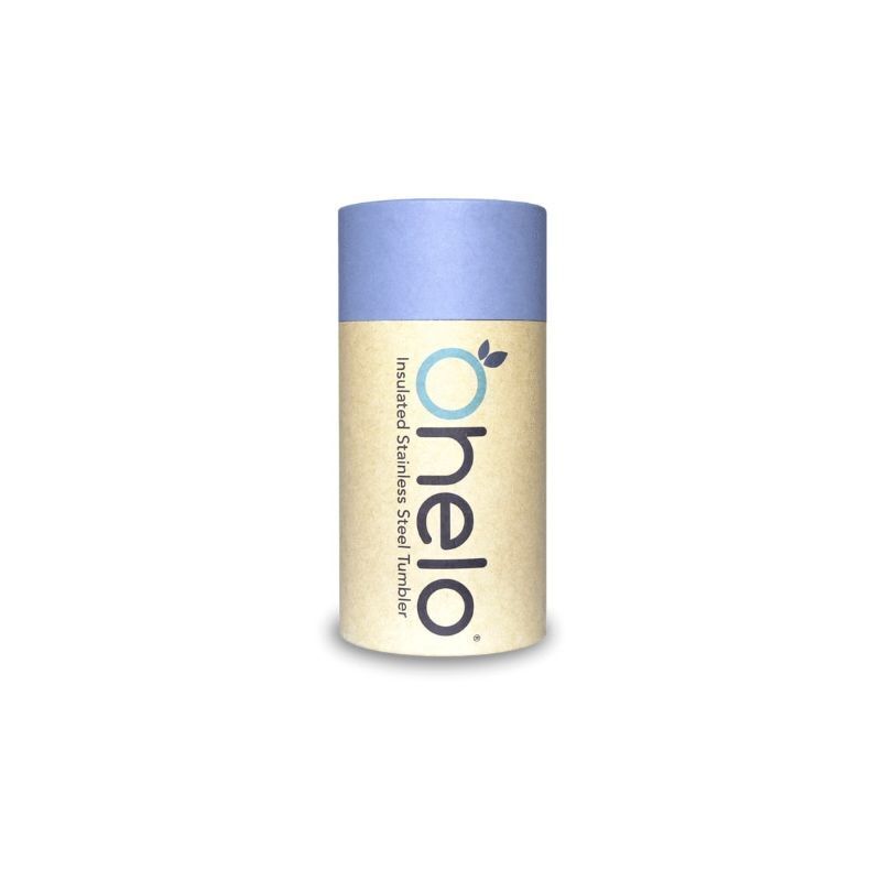 O'Helo Blue Tumbler With Etched Swallows 400ml