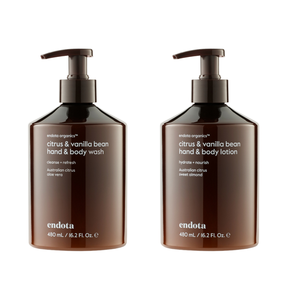 Endota Citrus & Vanilla Bean HB Wash & Lotion
