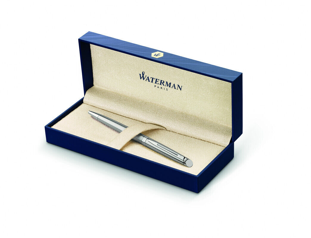 Waterman Hemisphere Stainless Steel Chrome Trim Ballpoint Pen