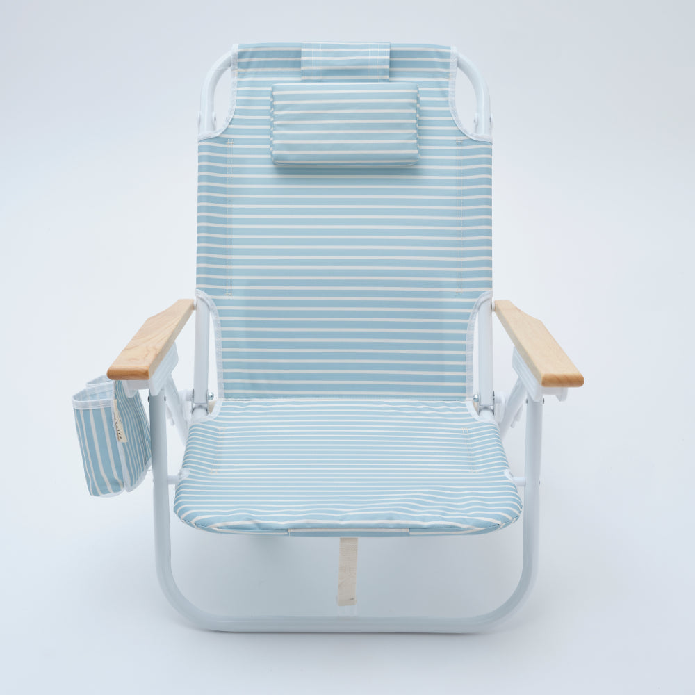 Sunnylife Deluxe Beach Chair - Blue Stripe