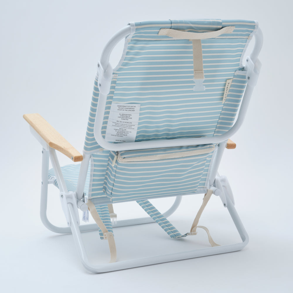 Sunnylife Deluxe Beach Chair - Blue Stripe