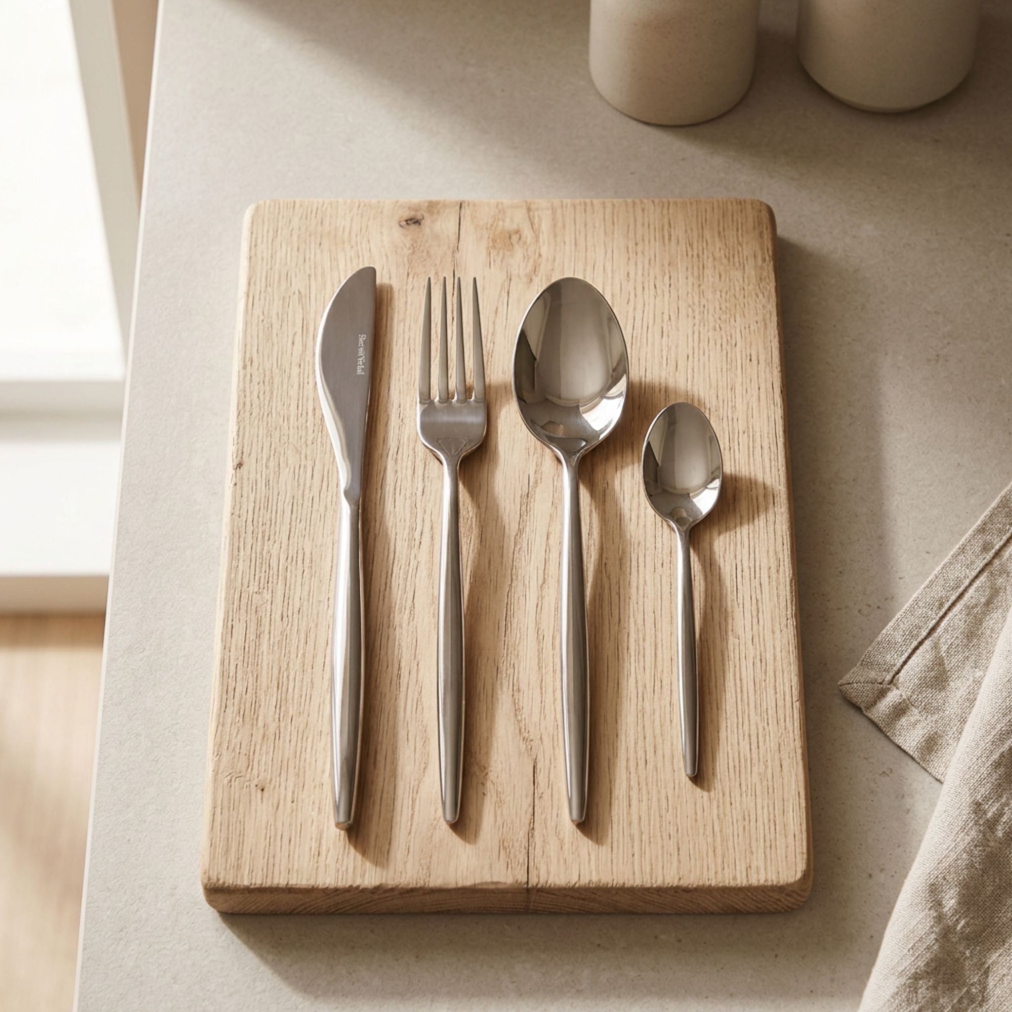 Shervin Verkil Divine 24pc Stainless Steel Cutlery Set - Gift Boxed
