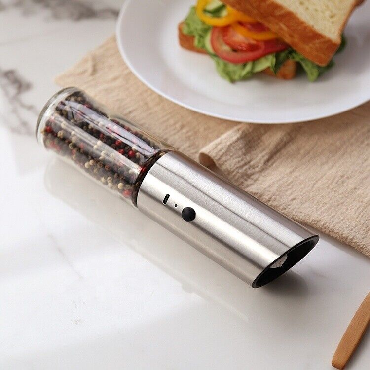 Shervin Verkil Salt and Pepper Gravity Electric Grinder Shaker Mills - SVGG01