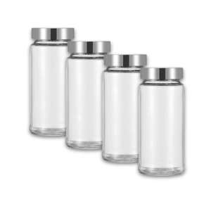 Shervin Verkil Gravity Grinder Glass Jar Set 4Pc - SVGJ01