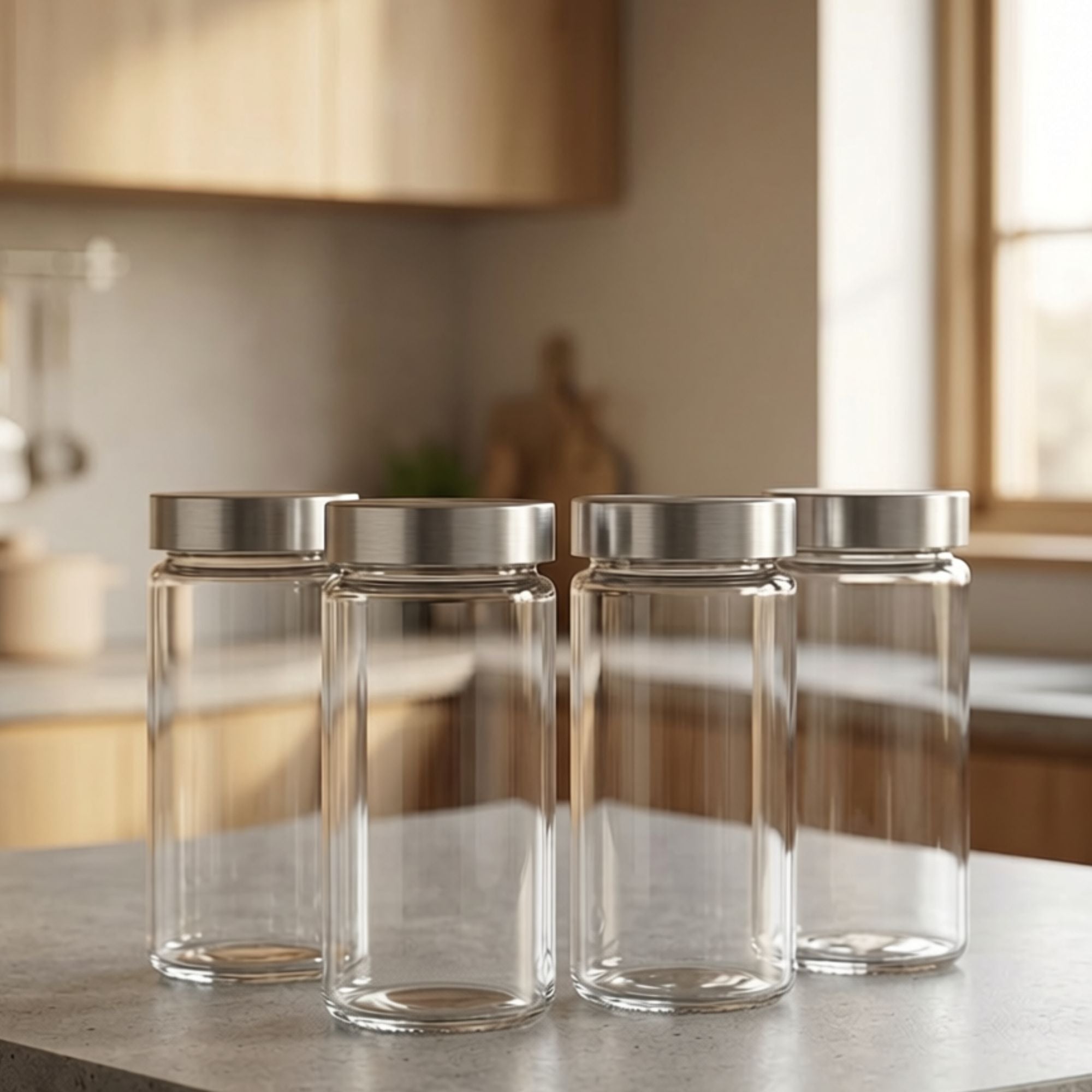Shervin Verkil Gravity Grinder and Glass Jar Set - SVGGJ