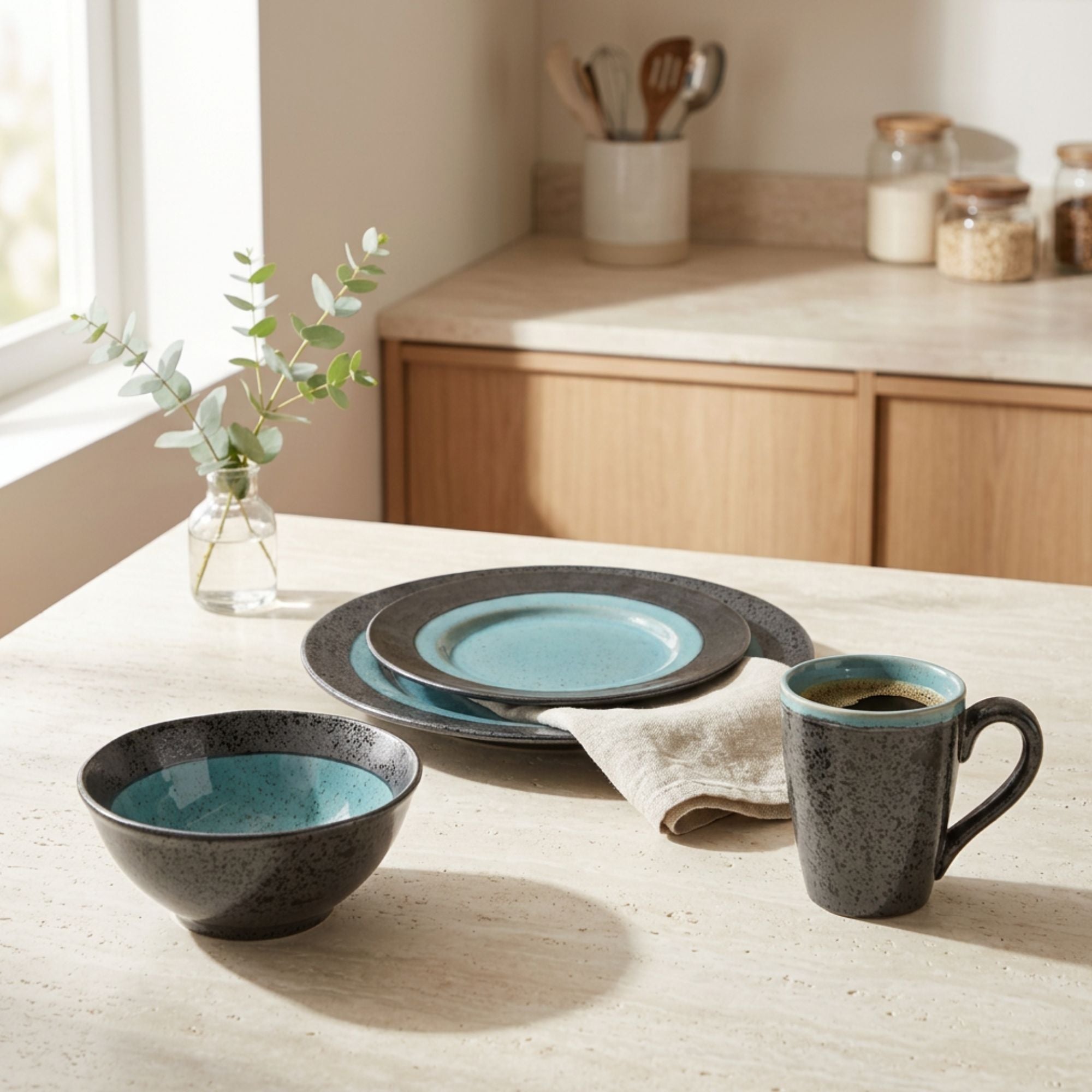 Shervin Verkil Lagoon 12-Piece Dinner Set - SVLDS12