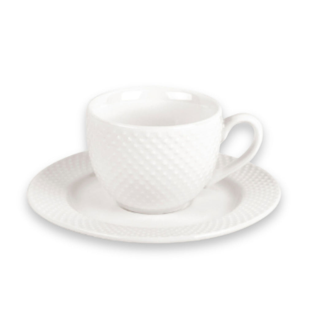 Shervin Verkil Prominence 4-piece Bijou Espresso Cup & Saucer set