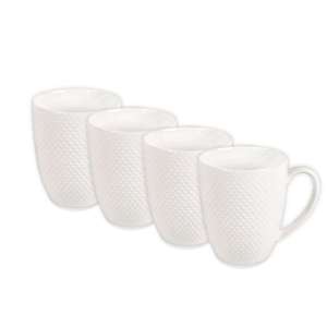 Shervin Verkil Prominence New Bone China 4-Piece Mug Set