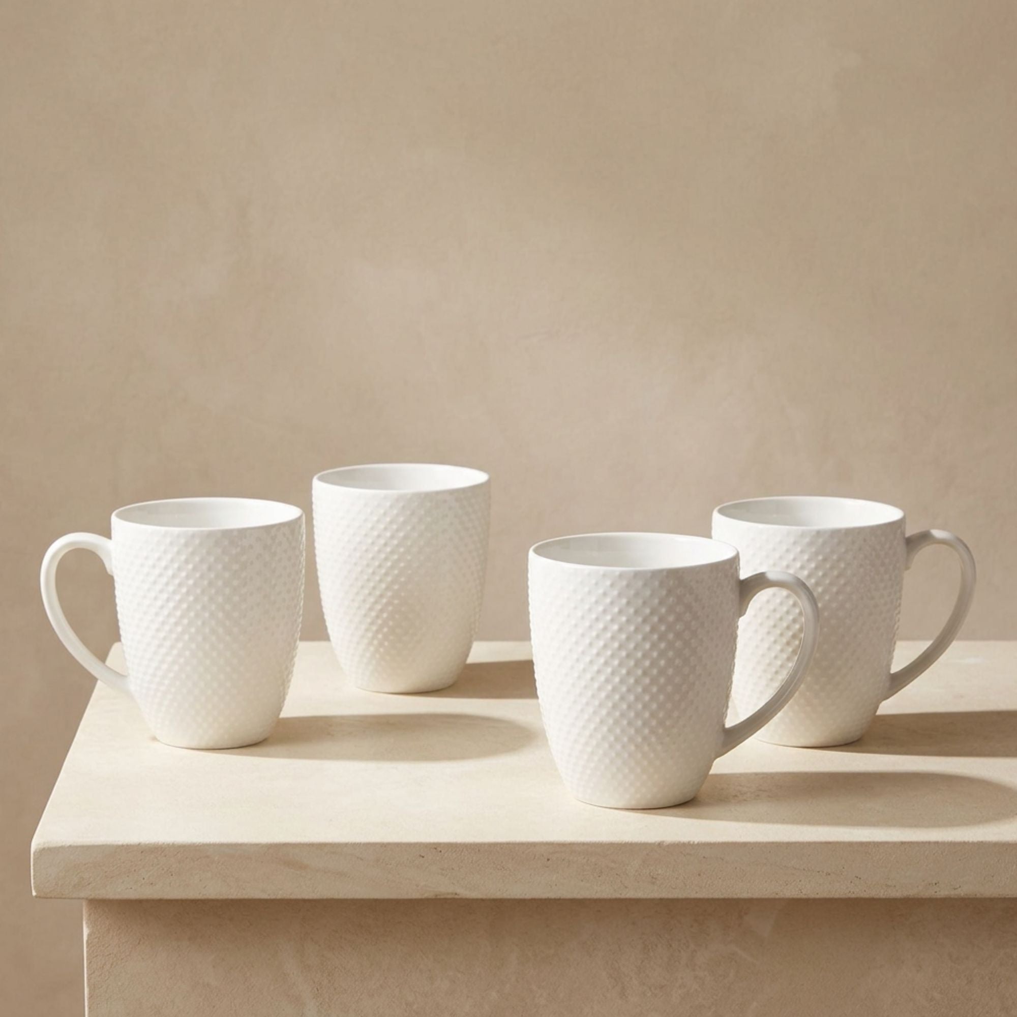 Shervin Verkil Prominence New Bone China 4-Piece Mug Set