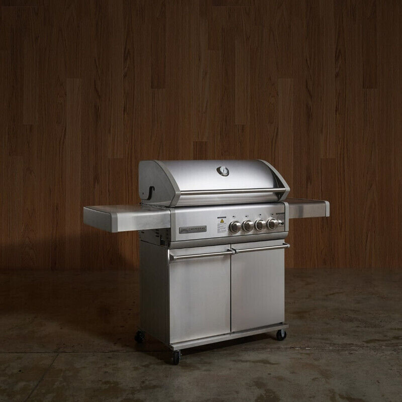Crossray Infrared 4 Burner Trolley BBQ Grill