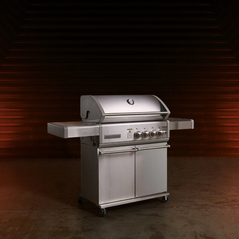 Crossray Infrared 4 Burner Trolley BBQ Grill