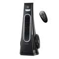 Heller 75cm Turbo Tower Fan with Remote - Black