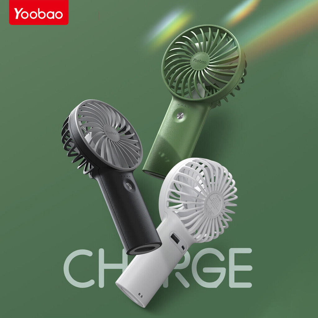 Yoobao Rechargeable 2 in1 Portable USB High Capacity Mini Fan & Power Bank